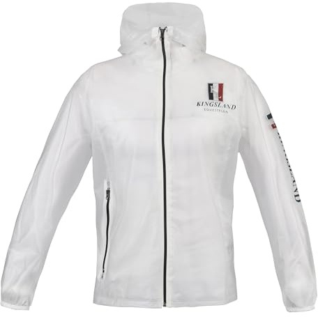 Kingsland Equestrian Giacca impermeabile trasparente con cappuccio e cuciture sigillate