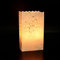 50 Stück Lichttüten candle bags Papiertüten für Teelichter und Kerze mit Sonnen Muster für die deko von Haus Hochzeits Jahrestag Feier (26 x 15 x9cm)