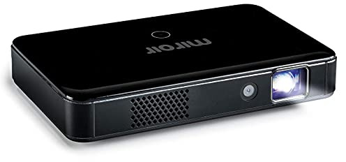 Miroir M220 HD Pro Portable 720p Projector – Auto Focus & Keystone, USB-C Video & Charging, HDMI Input, Built-in Battery, 100 Display, Compact & Travel-Friendly
