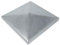 10 x SO-TOOLS® Pfostenkappe Pyramide Stahl verzinkt Abdeckkappe für Pfosten 100 x 100 mm