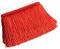 Yalulu 10 Meter Länge 10cm Breite Quaste Seide Fransen Geschnitten Fransenborte Kostüm Quaste Trimmen Apparel Fransenband Nähzubehör (Rot)