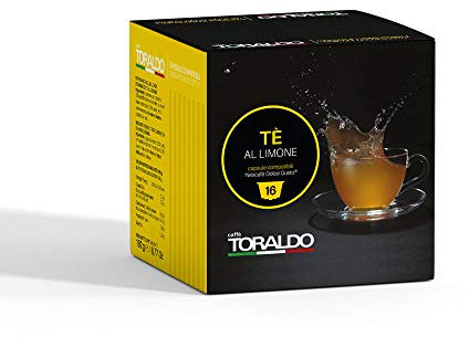 Caffè Toraldo Te' Limone Capsules Compatibili con 'Nescafè Dolce Gusto' 16 Capsule