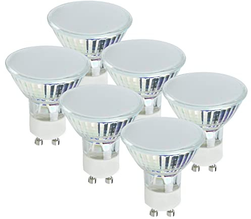 MiniSun | 3W GU10 Energy Saving LED Light Bulbs | LED Bulbs, Home Décor & Improvement Essential | Pack of 6 | 3000K Warm White