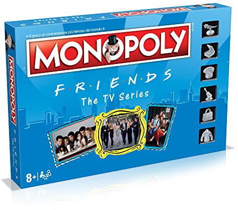 Winning Moves 036498 Friends Monopoly Board Game - Italian Edition