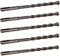 Paquete de 5 brocas de mampostería SDS + Plus de 12 mm x 160 mm de largo, punta de carburo de tungsteno, para ladrillo de hormigón y piedra