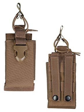 Mil-Tec Unisex – Erwachsene Funkgerätetasche-13493719 Funkgerätetasche, Dark Coyote, One Size