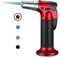 Butane Torch, ibforcty Refillable Culinary Cooking Torch Kitchen Blow Torch Lighter with Safety Lock Adjustable and Lock Flame (Butane Gas not Included) (Red)