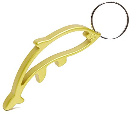 Eurohike Dolphin Keyring Bottle Opener, Yellow, One Size