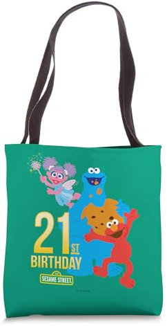 Sesame Street 21st Birthday Tote Bag