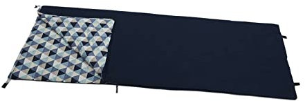 BERGER Warm Deckenschlafsack für Erwachsene │Fleece Comfort 100g rechts, koppelbar, leicht, XXL-Länge 210 x 80 cm │ Camping, Trekking, Wandern, Zelten, Schlafsack, Outdoor