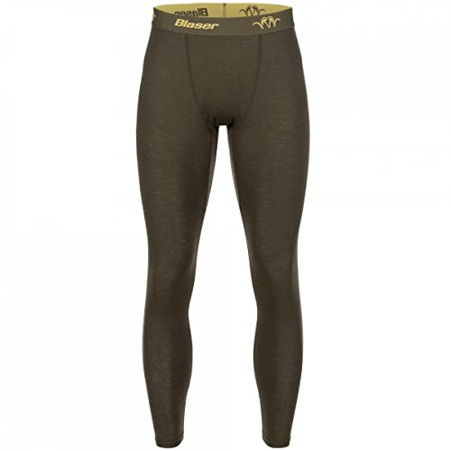 Mens Merino Base Layer Tights Jonar - Dark Brown