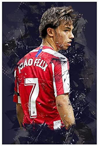 Puzzle für 200 Teile Legendärer Fußball-Fußballer Joao Felix Holz Puzzlespiel Erwachsenen und Kinder puzzle Poster 200 Piece 13.7x9.8inch(35x25cm) Kein Rahmen