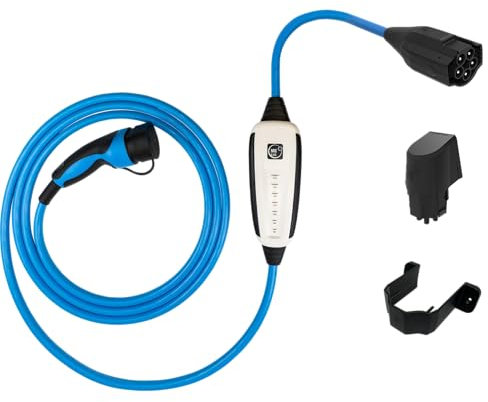 NRGkick FIX Max 10m | Schutzverriegelung inkl. Wandsteckdose 32A | bis zu 22kW Ladeleistung | Flexible Wallbox