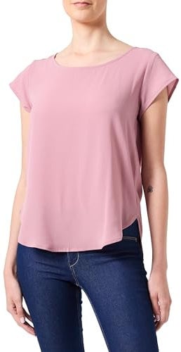 VERO MODA VMSAKI SS Zip TOP AOP WVN GA NOOS