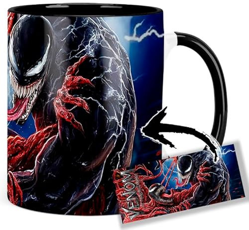 Venom Let There Be Carnage Tasse Innen & Henkel Schwarz Keramikbecher Mug
