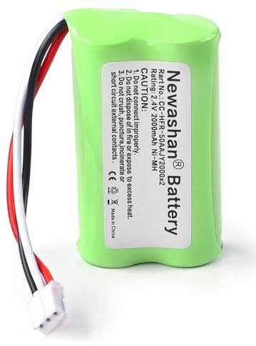 NEWASHAN Batteria compatibile con Nvidia P2920 Shield TV Controller di gioco Console di gioco Game Controller 2000mAh 2,4V HFR-50AAJY HRLR15/51 Ni-MH Batterie Accu