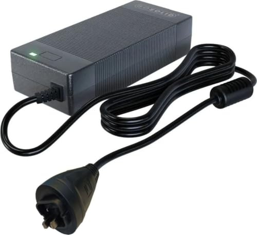 GO SOLID! Akku-Ladegerät geeignet für Stella E-Bike 42V 2A 3-polig (Stecker mit Einkerbung)