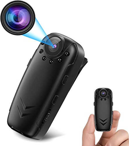 QZT Body Camera, Police Camera,32GB HD 1080P Wearable Camera Video and Audio & Motion Detection Night Vision,With Image Taking and Recording Functions for Indoor Outdoor Cameras Video Recorder