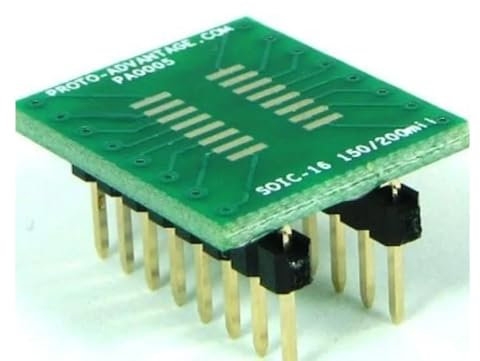 Buchsen und Adapter SOIC-16 to DIP-16 SMT Adapter - PA0005
