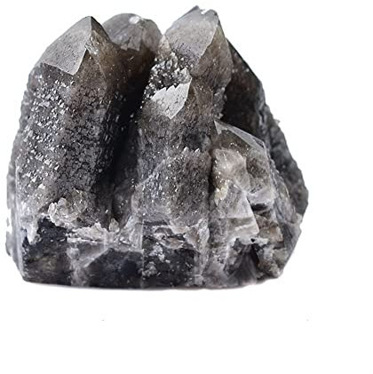 DQFOCPHHAA Dekoration 1PC Natürliche Kristalle Smoke Rock Ra Stein Aquarium Ornamente Probe Edelstein Ornament Home Decoration (Color : Light Grey) LIUZIIHAYIN