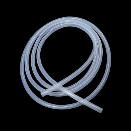 iMeistek Silikonschlauch 15mm ID x 18mm OD 4 Meter, Flexibler Lebensmitteltaugliche Schlauch Silikonschlauch Wasser Luft Rohr Transparent