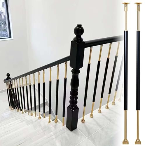 Geländer Außen/Innen Treppengeländer Aluminium-Legierung Baluster für Treppe Innen 30 Pack, 37in hoch Treppe Baluster mit Schrauben, Treppe Remodel/Decks dekorative Spindeln Post (Size : 2 Pc)