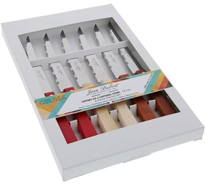 Jean Dubost - Coffret de 6 couteaux à steak
