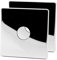 BLUMKRAFT 2x Cache platine simple acier inoxydable A2 + traitement chrome pour robinet mural. Effet miroir. Diamètre 26mm. LOT DE 2