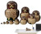 Russisches Nistpuppen Spielzeug Set,10 Teilig Niedliche Schöne Tier Stapelspielzeuge,Nistpuppen Für Kinder,Matroschka Puppen Desktop Ornament,Pädagogisches Lernspielzeug Für Raumdekoration, Geburtstag
