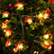 URAQT Pilz Lichterkette, Lichterketten für Außen & Innen, 3M, 30 LED Glühbirnen 2 Leuchtmode, für Weihnachten, Halloween, Hochzeit, Balkon, Garten, Party Hochzeit Dekoration