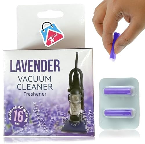 Hoover Fresheners 16PCs - Lavender Scented Vacuum Cleaner for Bagless and Regular Pet Vacuum Cleaners, Air Freshener Vac Deodoriser Capsules for Pet Lovers