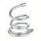 CYILIUEN Tuyau de douche flexible universel en PVC de 2 m avec protection anti-torsion - Raccord en acier inoxydable 304 - Argenté