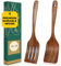 Teak Wood Spatula for Cooking, 2Pcs Wooden Kitchen Spatula Set, Durable Flat Spatula for Kitchen Cooking