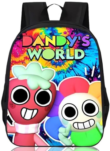 SYTTNUM Dandi Spiel Rucksack, 3D Theme Schulrucksack, Kindergarten Rucksack Cartoons Bookbag kindertasche Mädchen Kindergarten, Ideal für Kinder für Schule Oder Reise