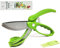 SHUNCHG Salad Scissors Salad Cutter with Double Blades Kitchen Salad Scissors Kitchen Tool Stainless Steel Vegetable Cutter Chopper for Herbs, Vegetables, Fruits