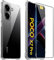 FDHYFGDY Schutzhülle für Xiaomi Poco X7 Pro Hülle + 1 Stück Schutzfolie, transparente stoßfeste Silikon-Handyhülle, klare, dünne, weiche TPU-Stoßstangenabdeckung Case