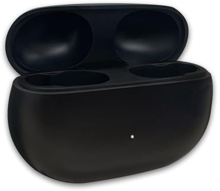 BRILLESS Charging Case Replacement Compatible for Beats Studio Buds/Buds+ Wireless Earbuds (Not Include Earbud) Type-C Protective Case (Black) Bluetooth Pairing Sync Button