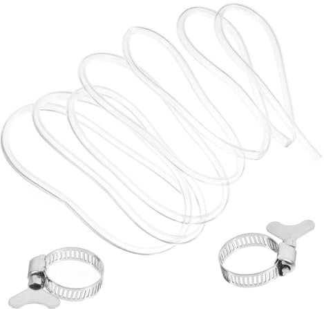 Mobestech Schlauch Für Fassbier Biergasleitung Weinherstellungsschlauch Brauschlauch Mit Schlauchschellen Langes Transparentes Rohr Für Heimbrauen Und Bargebrauch Haltbarer Luftschlauch