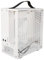 NIZUUONE Small Gaming PC Case with 360 Degree Empty Air for the ITX Motherboard for Domestic Entertainment, Game (White)
