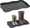 JYZ Rubber Boot Tray Indoors, Small Boot and Shoe Tray for Muddy Wellies, Plants, Car, Pets & Entryway, Heavy Duty Plastic Floor Protector
