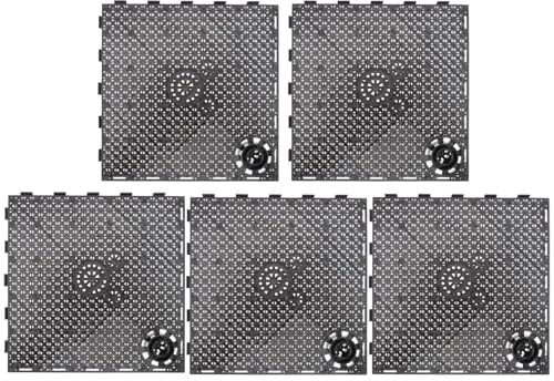 JBJYGSG 5 stücke Schwarz Boden Filter Platte Multi Loch Design Starke Unterstützung Fisch Tank Teiler Aquarium Platten Sand Trennwände Kunststoff