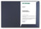 Präsentationsmappe A4 in Marineblau (20 Stück) - sehr stabiler 375 g/m² Premium-Karton - direkt vom Hersteller STRATAG - Dokumentenmappe Mappe A4 Angebotsmappe Pappmappe Projektmappe