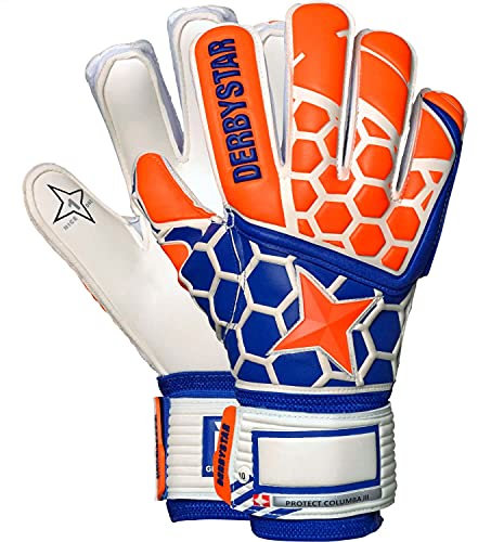 Derbystar Protect Columba III Handschuhe Uni, orange Navy weiß, 10.5