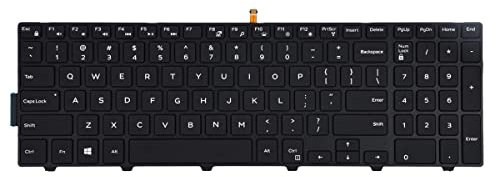 Keyboard Replacement for Dell inspiron 15 3000 5000 3541 3542 3543 3551 3552 3558 3593 5542 5545 5547 5755 5551 5558 5552 5758 5759 5559, inspiron 17 5000 5748 5749 5755 5758 5759 Laptop with Backlit