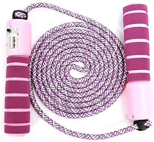 Corda per saltare per bambini, con contatore e manici comodi - Speed Rope Skipping Rope per allenamento fitness e boxe