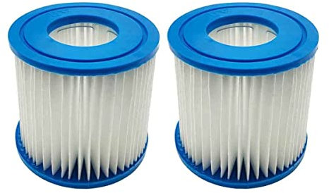 WuYan Filterpatrone für Typ D VII, Kartuschenpumpe kompatibel mit Best-Way Intex Typ D Filterkartusche Hot Spring Spa Pools, 2 Stück