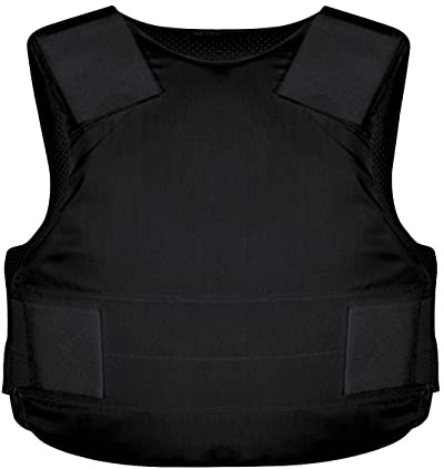 SafeGuard Clothing CoolMAX PRO Bullet Proof Level IIIA, Stab Level 2, Spike Level 2 Covert StabProof and Bulletproof Vest (Black)