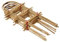 DIXIE STORE Rankgitter Bambus Set 10 Stück Länge 120 cm - Tomaten Rankhilfe Gurken - Rankhilfen für Kletterpflanzen Gurken Rankhilfe Tomaten - Rankenhilfe für Pflanzen Topf U-Shape