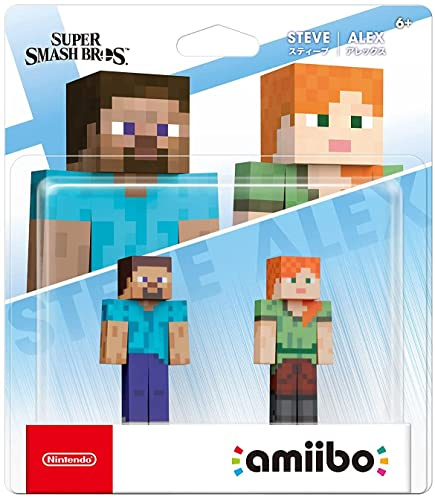 Amiibo - Steve + Alex 2-Pack - Super Smash Bros. Series