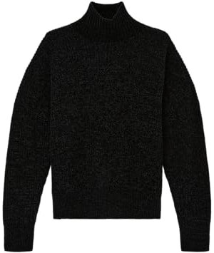 s.Oliver Junior Mädchen Pullover mit Stehkragen und Rippstruktur Black 140